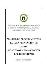 MANUAL DE PROCEDIMIENTOS PARA LA ... - Pasteleros