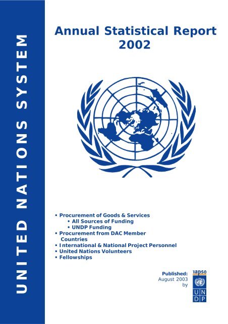 SR Cover 2002 Front Page.p65 - United Nations Global Marketplace