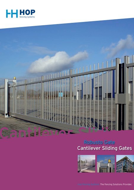 Robusto Gate Cantilever Sliding Gates - Hop Hekwerken