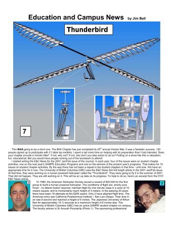 Article - Human Powered Helicopters