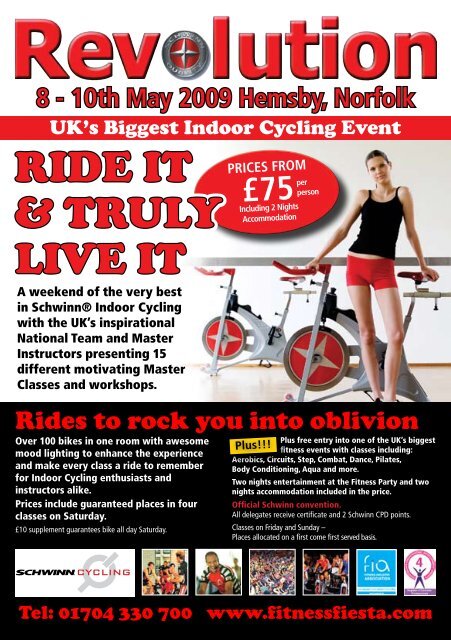 RIDE IT TRULY LIVE IT Fitness Fiesta