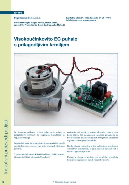 PDF katalog - Slovenski forum inovacij