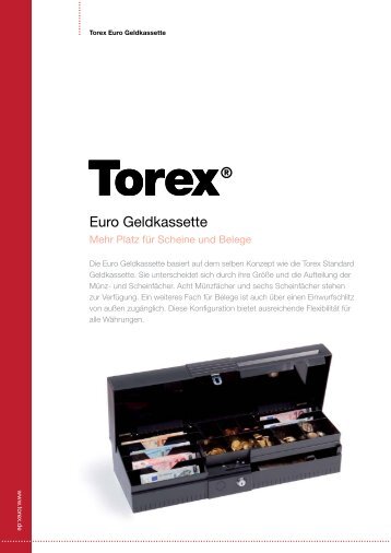 Euro Geldkassette - Torex