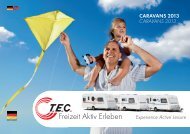 Katalog T.E.C Wohnwagen fÃ¼r 2013 - bei Top Caravan