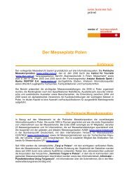 Der Messeplatz Polen - IHK Mittlerer Niederrhein