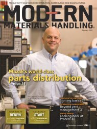 February - Modern Materials Handling