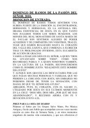 Moniciones y preces Semana Santa 2010.pdf - Monasterio de El ...