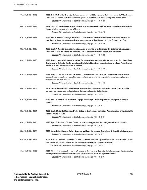 Spanish exploration and settlement related materials - Calisphere