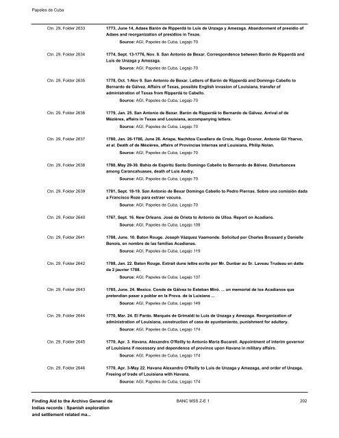 Spanish exploration and settlement related materials - Calisphere