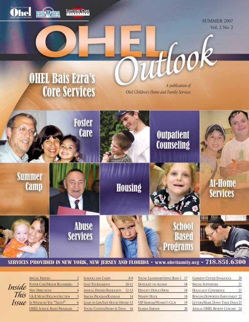 Inside This Issue - Ohel Children's Home and Family Services