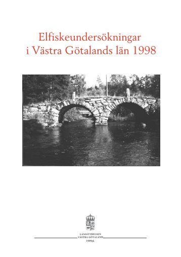 E:\Projekt 98\Elfiske, VÃ¤stra GÃ¶taland\rapport\Elfiske i ... - Melica