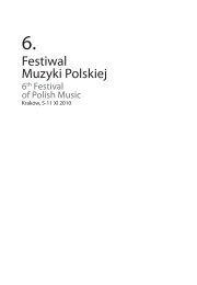 Agata Zubel - Festiwal Muzyki Polskiej