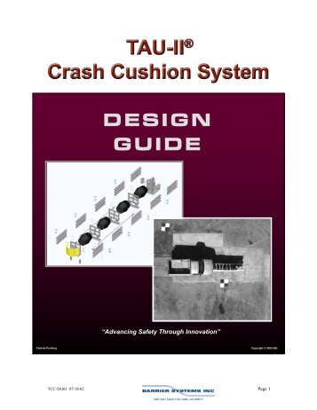 Tau-II Design Manual - Impact Absorption Inc