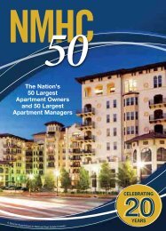 The Nation's 50 Largest Apartment Owners And 50 Largest
