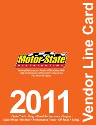 Vendor Line Card - Motor State Distributing