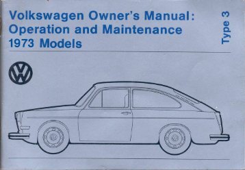 1973 Type 3 Owner's Manual - PDF - TheSamba.com