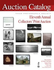 Auction Catalog - Texas Photographic Society