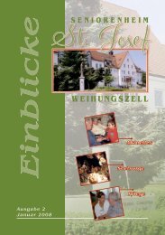 Einblicke Ausgabe 2 Jan. 2008 - Seniorenheim St.Josef ...
