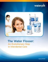 The Water Flosser: An Evolutionary Step in Interdental Care - Waterpik