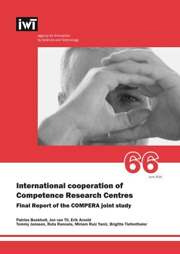 International cooperation of Competence Research Centres - Vinnova