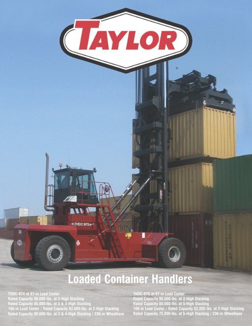 Loaded Container Handlers - Taylor Machine Works