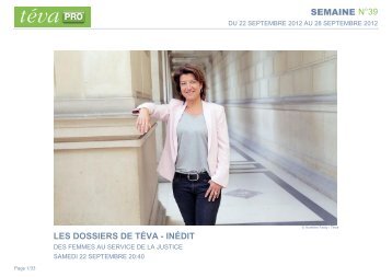 SEMAINE NÂ°39 LES DOSSIERS DE TÃVA - INÃDIT - Groupe M6