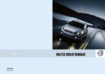 VALITSE OIKEAT RENKAAT - Volvo