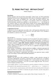 Il primo frattale di Cayley - Matematica