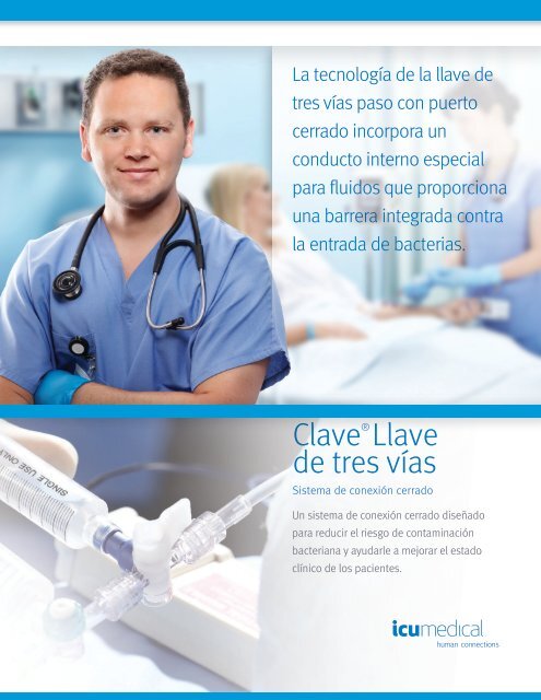 Clave® Llave de tres vías - ICU Medical, Inc.
