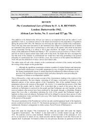 The Constitutional Law of Ghana by F. A. R. ... - Francis Bennion