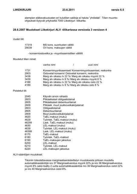 Liikekirjuri tilikartan muutoshistoria (pdf)