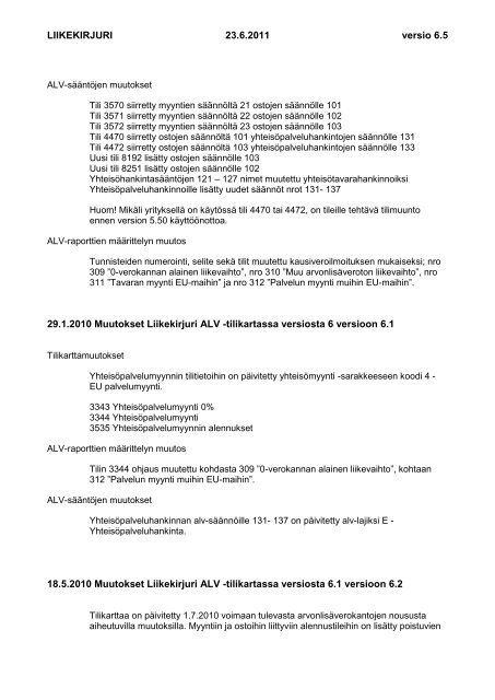 Liikekirjuri tilikartan muutoshistoria (pdf)