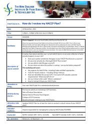 Crash Course inâ¦ How do I review my HACCP Plan?