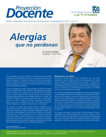 Alergias - Centro Médico Docente La Trinidad
