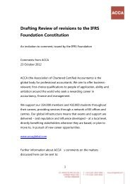 Drafting Review of revisions to the IFRS Foundation Constitution