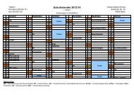 Schulkalender 2013/14 - Gustav-Meyer-Schule Berlin