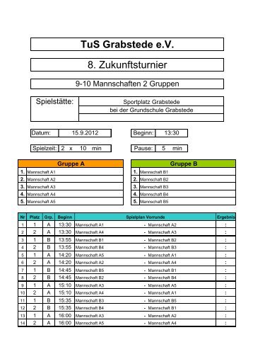 TuS Grabstede e.V. 8. Zukunftsturnier