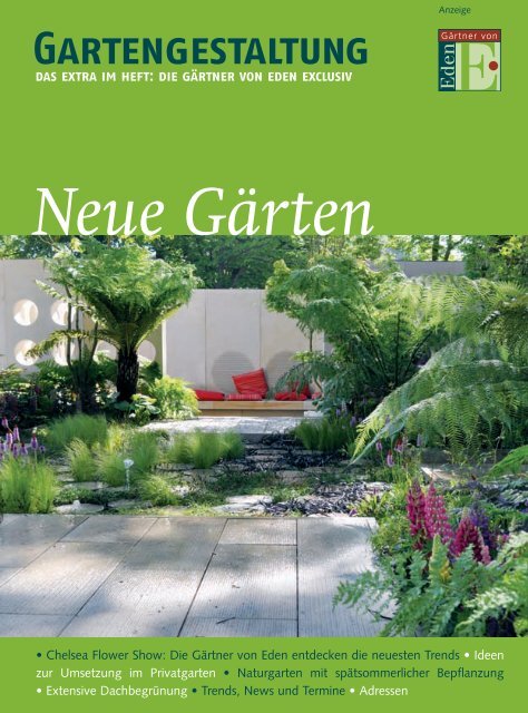 Neue Gärten Gartengestaltung Das Extra Im Heft - Grütters GmbH