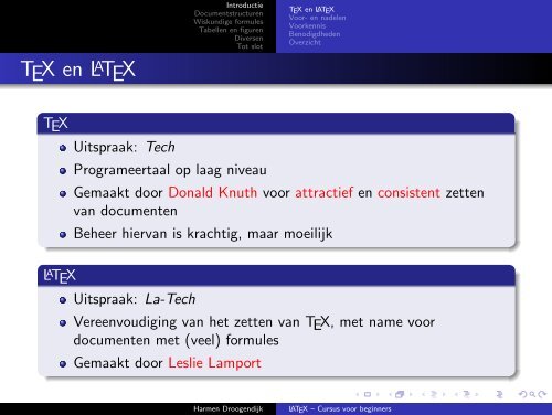 LaTeX -- Cursus voor beginners - Een introductie in ... - ETSV Scintilla