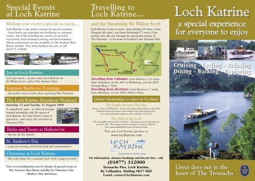 Download PDF brochure - Loch Katrine
