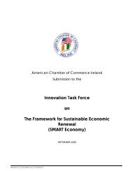 Innovation Task Force on The Framework for Sustainable Economic ...