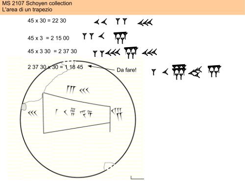 LA GEOMETRIA IN MESOPOTAMIA