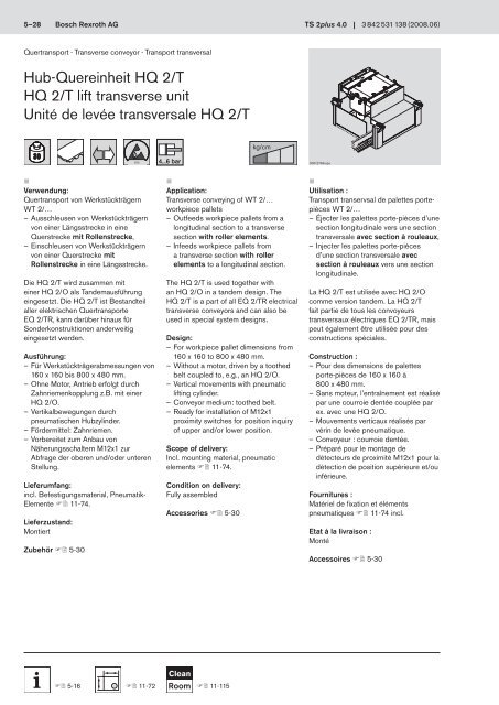 4.0 Transfersystem TS 2plus Transfer system TS 2plus SystÃ¨me de ...