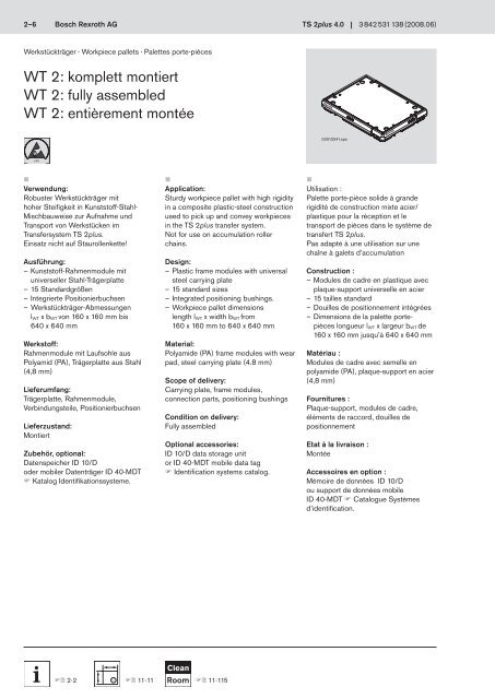 4.0 Transfersystem TS 2plus Transfer system TS 2plus SystÃ¨me de ...