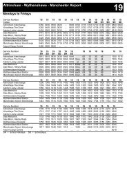 Altrincham - Wythenshawe - Manchester Airport - Arriva