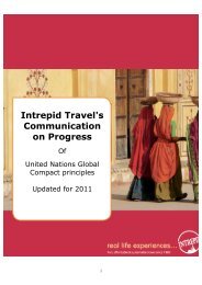 Update 2011 - Intrepid Travel