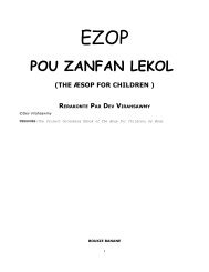 POU ZANFAN LEKOL - boukie banane