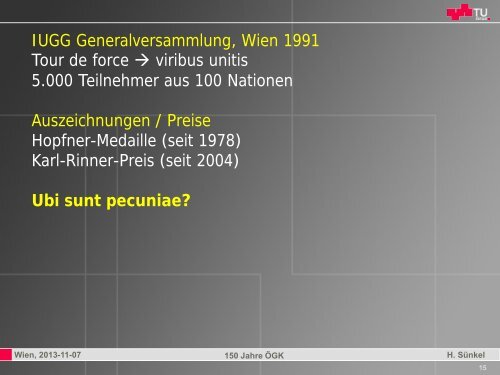 Vortrag: Univ. Prof. Dr. Hans Sünkel - ÖGK Österreichische ...