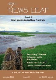 86 News Leaf - Biodynamic Agriculture Australia