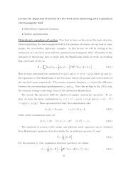 Lecture 16: Equations of motion of a two-level atom interacting with ...